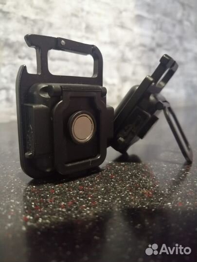 Фонарик светодиодный-брелок карабин