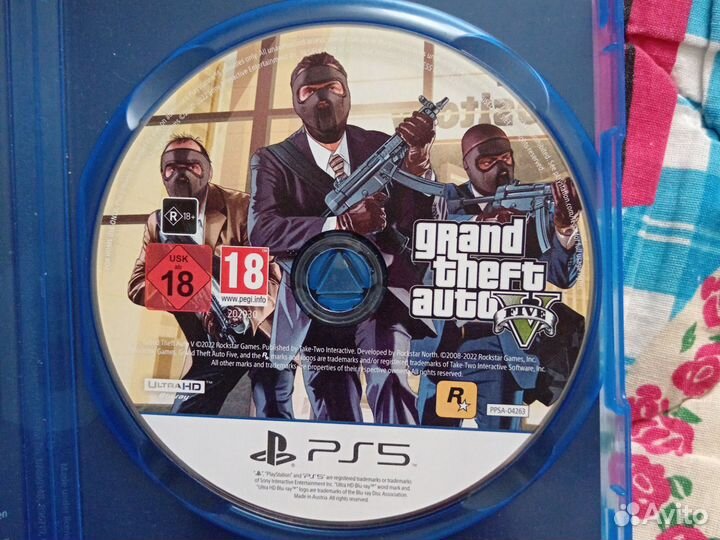 Gta 5 ps5 диск