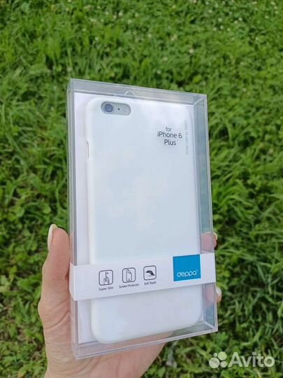 Чехол Soft Touch + плёнка на iPhone 6 plus