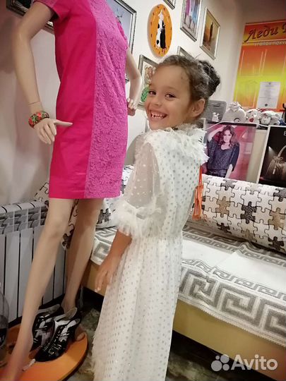 Италия, Нарядное женское платье с люрексом