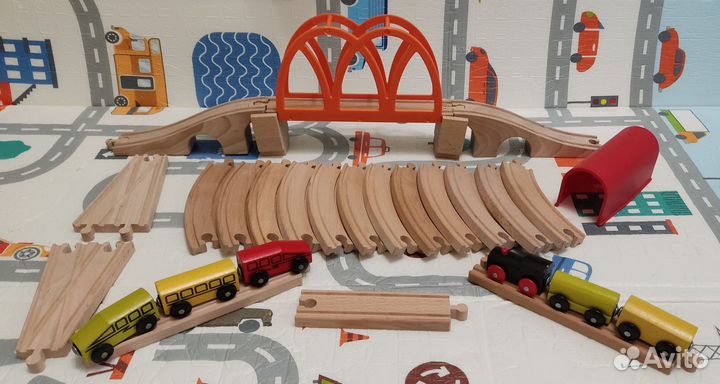 Деревянная железная дорога IKEA