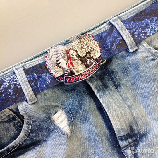 Ремень декоративный с пряжкой