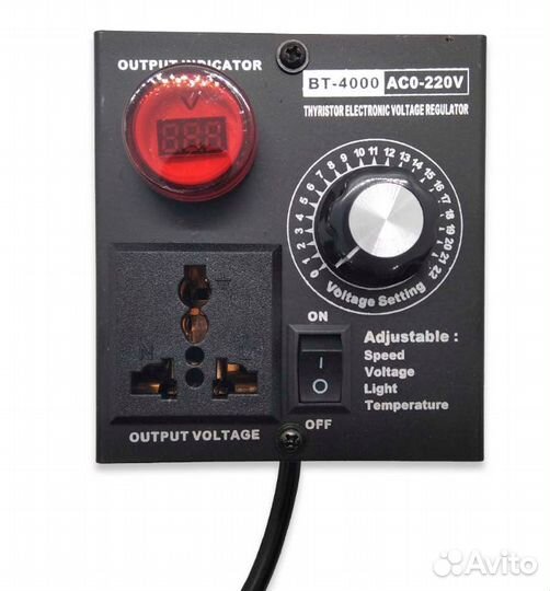 Тэн 3 кВт под кламп с регулятором BT-4000