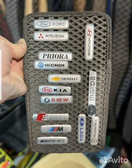 Эва коврики с бортами 3D