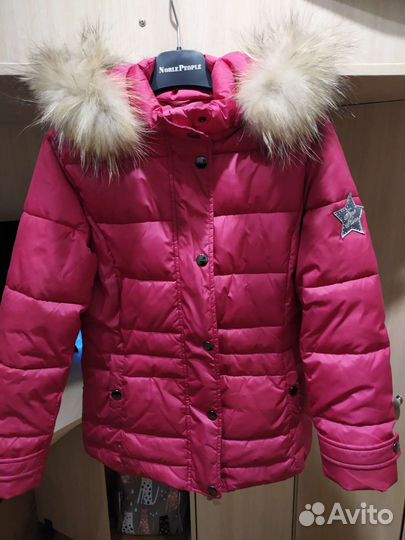 Пуховик зимний на девочку