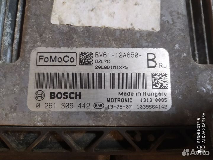 Эбу двигателя 2л Ford Focus 3