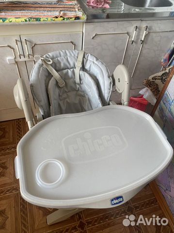 Детский стульчик для кормления chicco polly magic