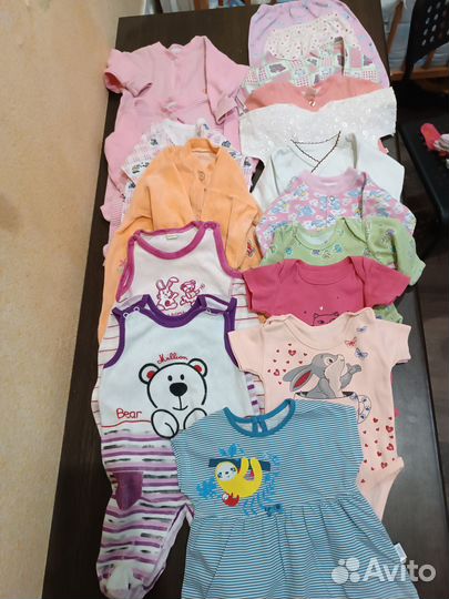 Детские вещи пакетом для девочек 52-58