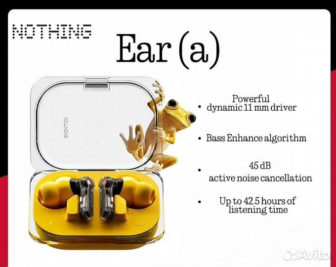 Наушники Nothing Ear (a) yellow