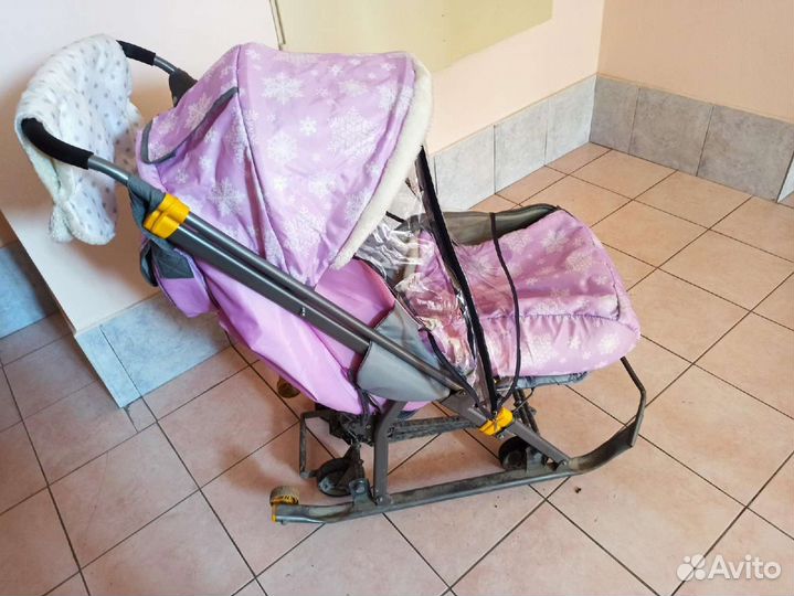 Детские санки коляска Ника