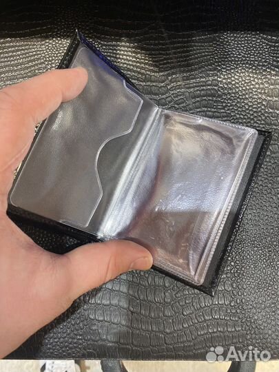 Обложка фсб с автодокументами, черная