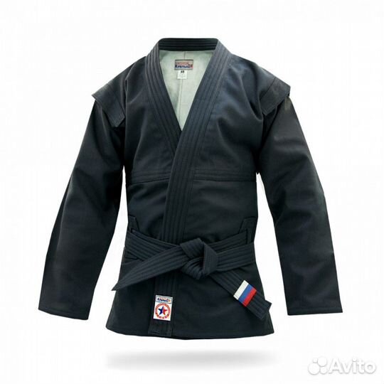 Куртка самбо Крепыш Я 'Атака' черная