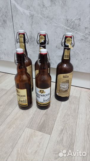 Бутылка с бугельной пробкой