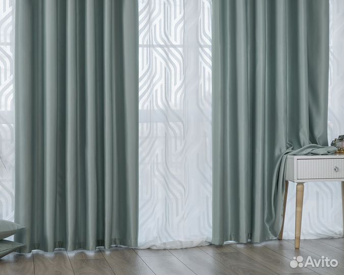 Шторы адора топаз новые на окна пошив