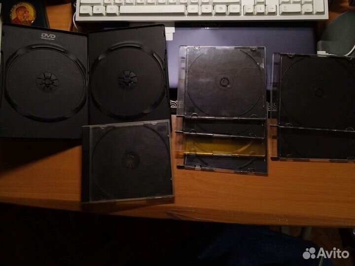 Коробки(футляры) для CD,DVD -14 шт
