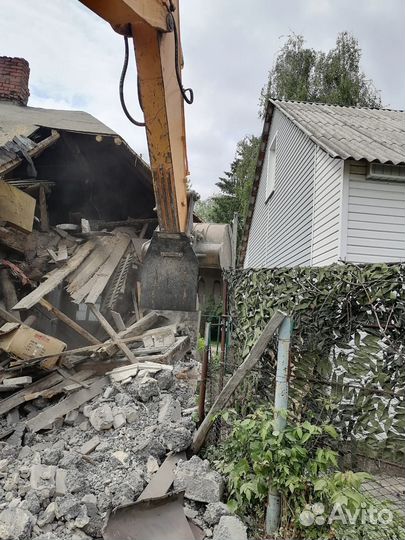 Демонтаж домов, гаражей, сараев
