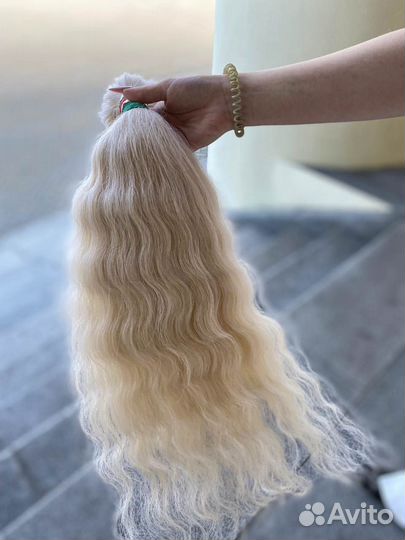 Волосы для наращивания натуральные длина 60