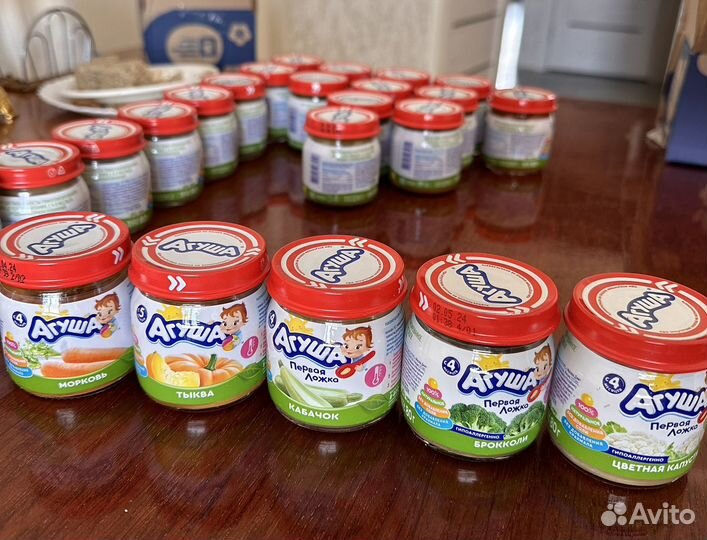 Пюре Агуша овощное