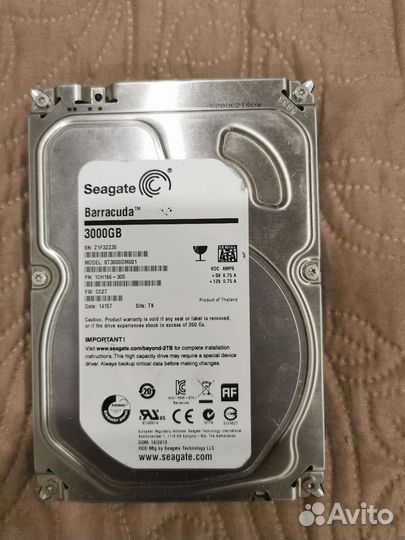 Жесткий диск Seagate barracuda 3tb