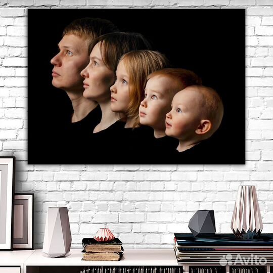 Портрет с фото на холсте