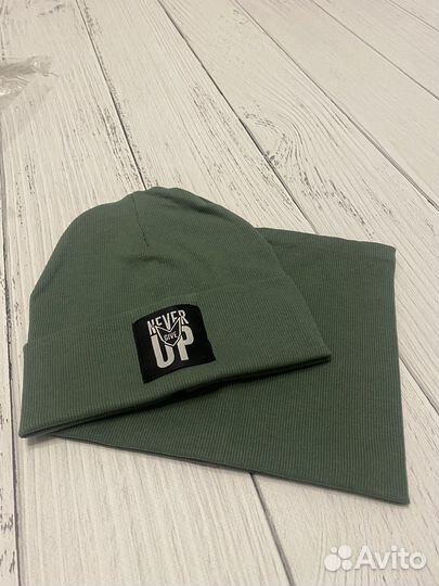 Шапка и снуд детская на осень