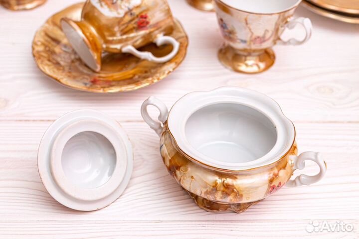 Винтажный кофейный сервиз