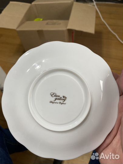 Чайный набор, фарфор, в использовании не был