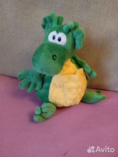 Мягкая игрушка пакетом осьминог, дракон