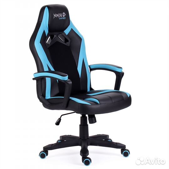 Кресло игровое comiron game-16 Ninja Черно-синий