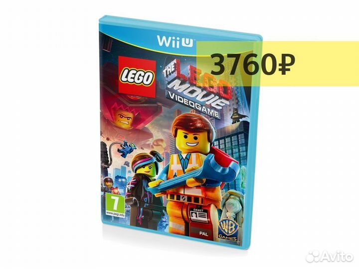Lego Movie Videogame, б/у, английский (WiiU)
