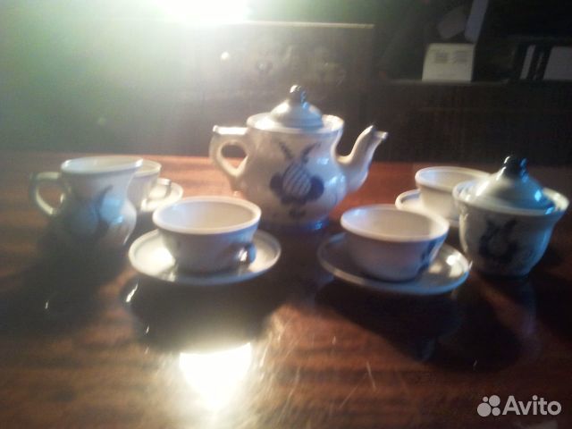 Сервиз чайный детский гжель.СССР
