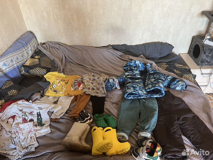 Вещи и обувь на мальчика пакетом (86-98)