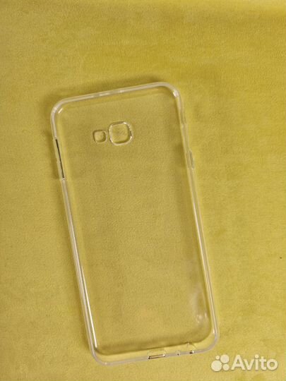 Чехол силиконовый-прозрачный (Samsung J4 plus)