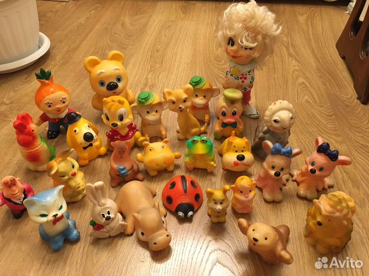 Резиновые игрушки СССР