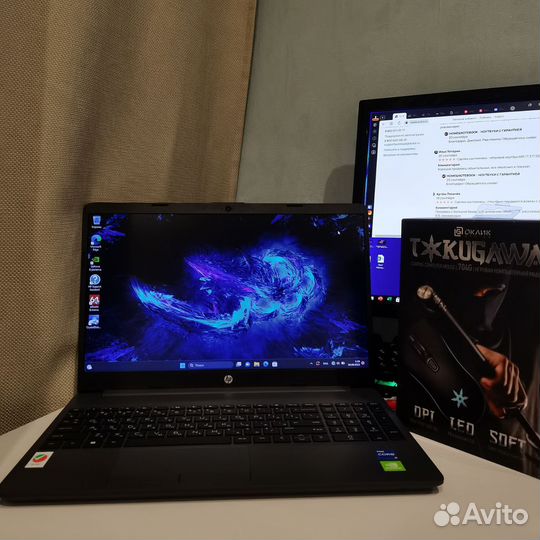 Новый ноутбук HP SSD512 8GB I5-11TH 4.2ghz MX450