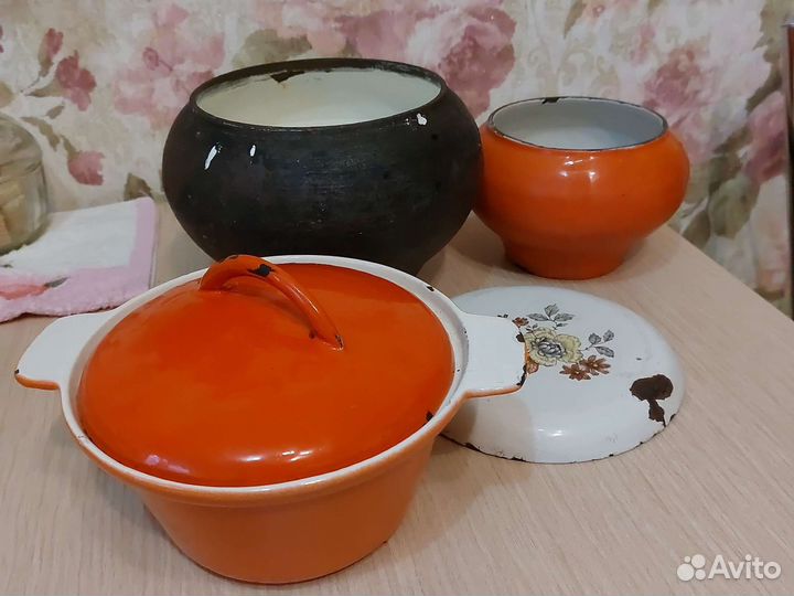 Набор миски и Кастрюли,утятницы СССР