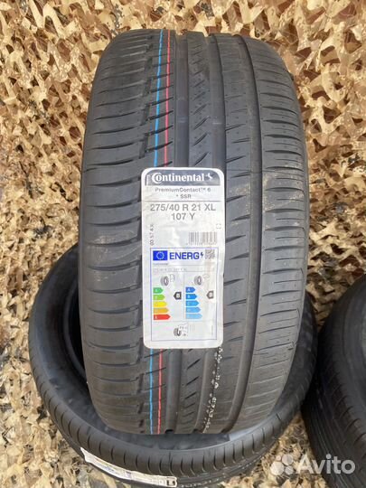 Continental PremiumContact 6 SSR 275/40 R21 и 315/35 R21 107Y