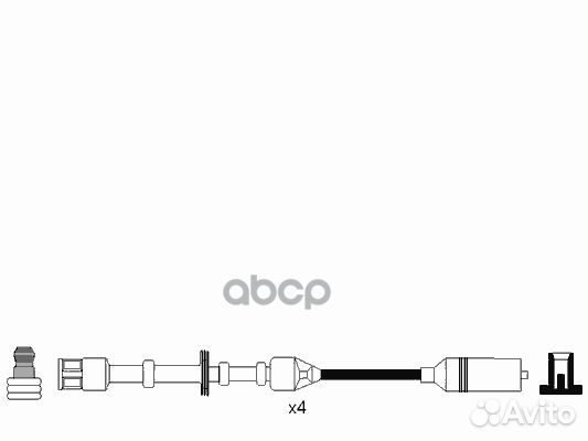 Комплект в/в проводов RC-VW236 0967 NGK