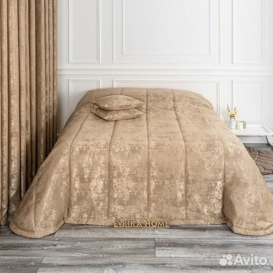 Новое покрывало Зарина бронза мрамор