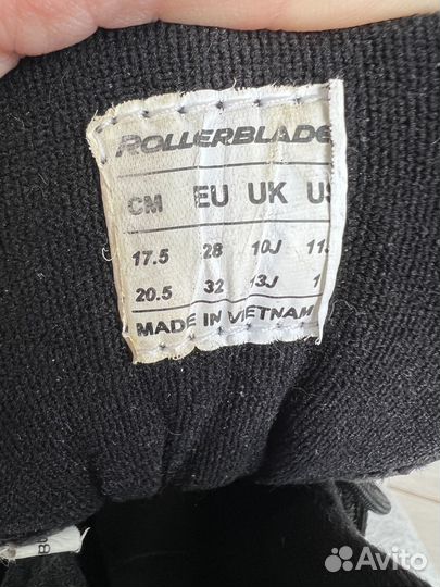 Роликовые коньки детские rollerblade