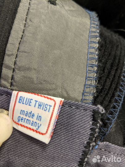 Рабочие брюки вельвет blue twist