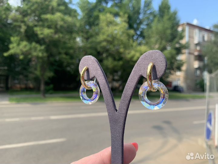 Серьги бублики