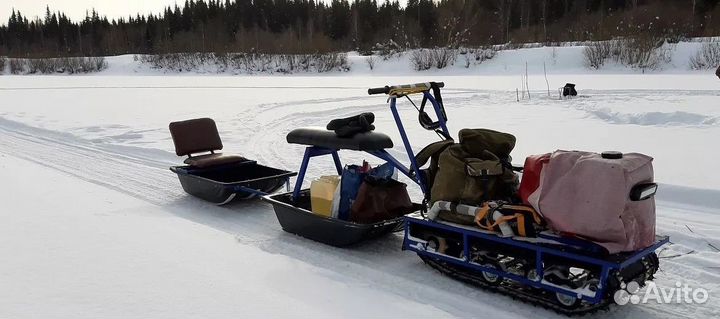 Мотобуксировщик Альбатрос-L 9 с фарой