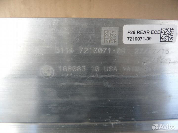 Усилитель заднего бампера BMW X3 F25 BMW X4 F26