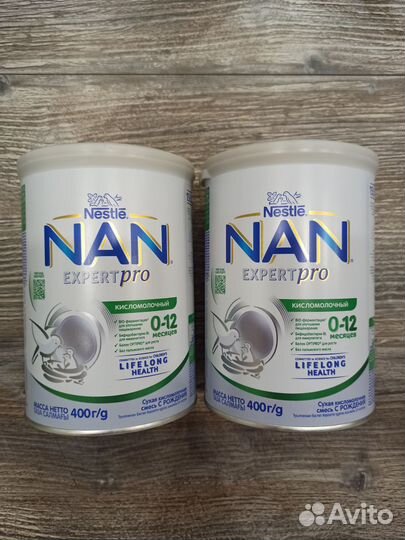 Сухая смесь NAN ExpertPro 0-12 кисломолочный