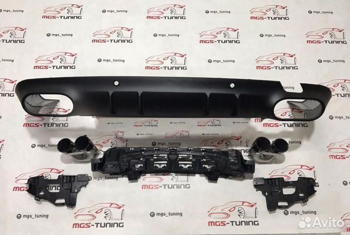 Диффузор + Black насадки CLS 53AMG C257