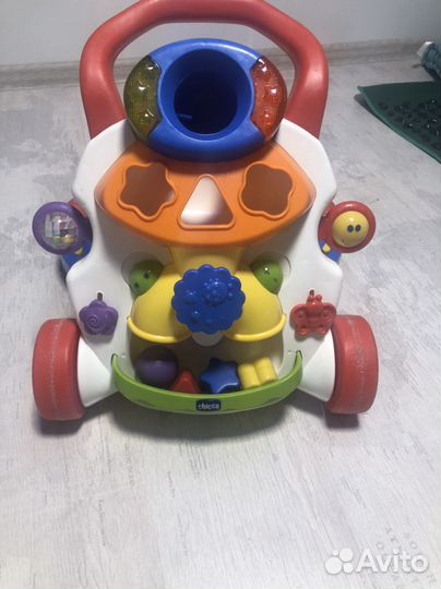 Ходунки каталка игровой центр chicco
