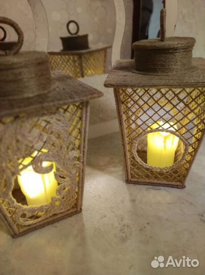 Фонарь декоративный. Ручная работа