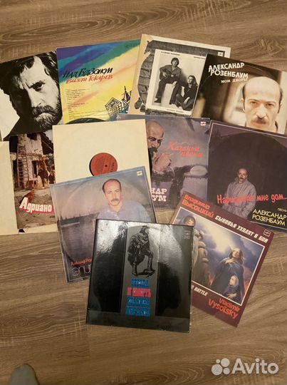 Пластинки Розенбаум Высоцкий Токарев