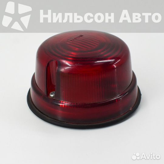 Габарит на будку круглый, красный, пластиковый, ze